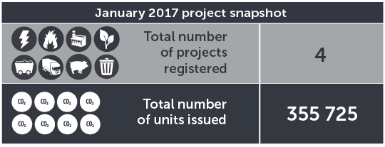 January 2017 project snapshot