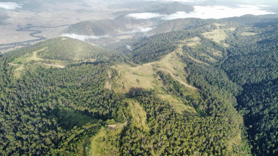 Mountain ranges at Coolacurripa Station